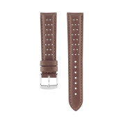 Gold perforated leather strap