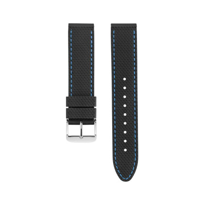 Black silicone strap