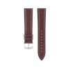 Camel-coloured recycled leather strap