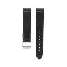 Black recycled leather strap