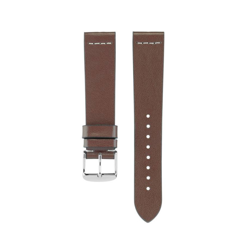 Camel-coloured recycled leather strap